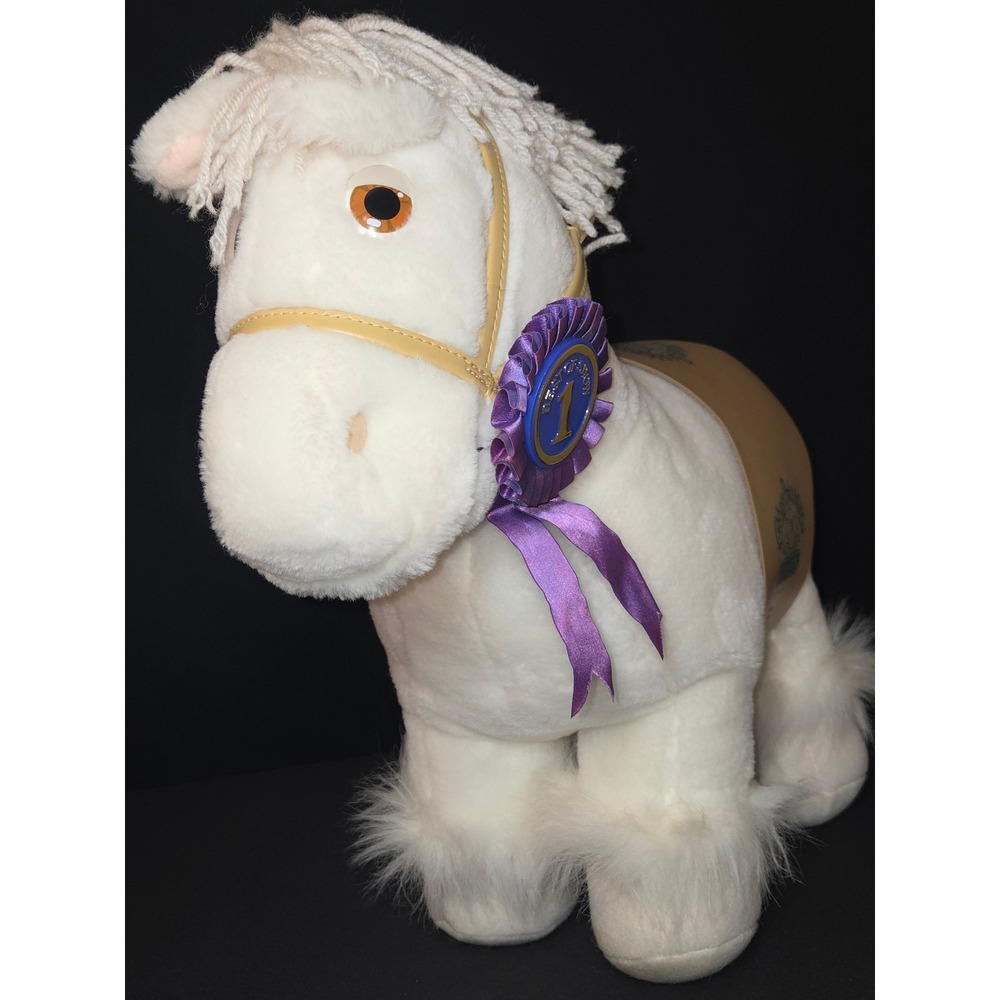 1984 Cabbage Patch Kids‎ Show Pony Plush Horse with Ribbon and Saddle - Picture 4 of 7